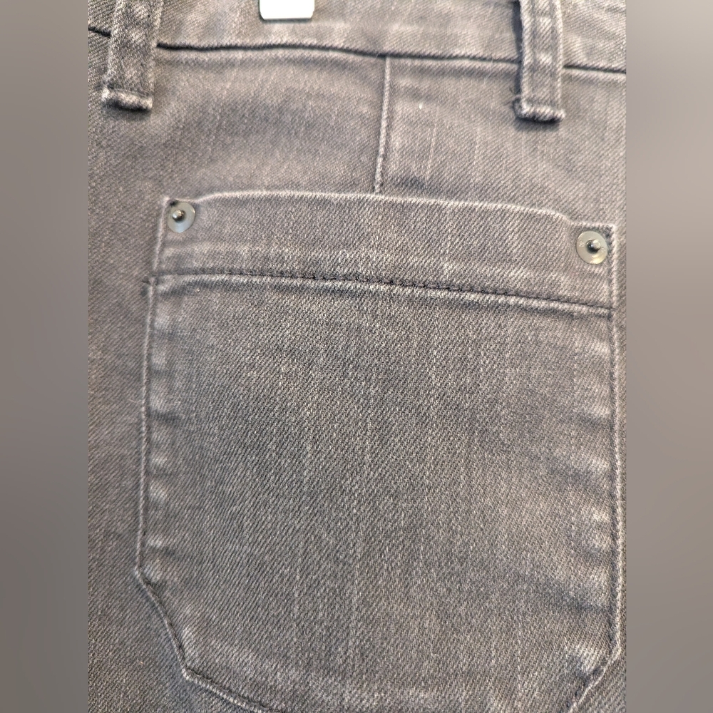 Banana Republic Limited Edition Black Flare Leg Petite Denim Jeans Sz 29/8P GUC - Picture 8 of 15